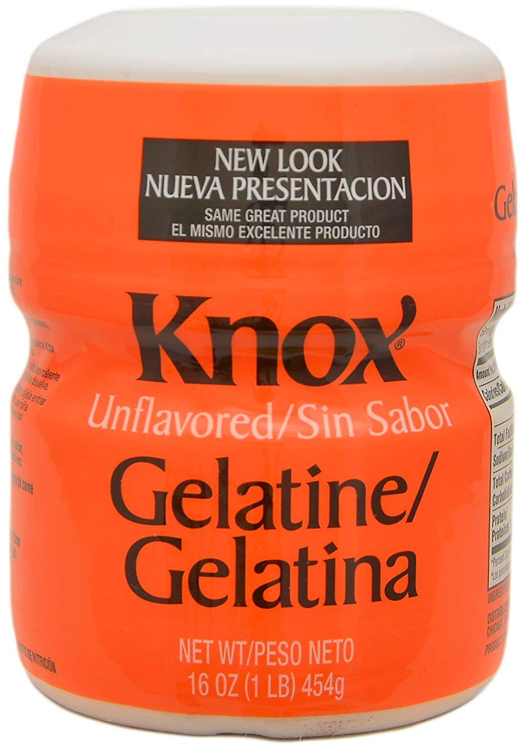 unflavored gelatin - 1 lb