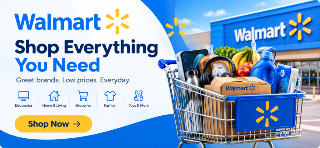 Shop Walmart — Great Deals, Everyday Low Prices! 🛒
